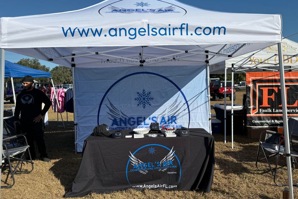Angels Air is constantly giving back to the community. Here they are representing the company at a local charity fund raiser.