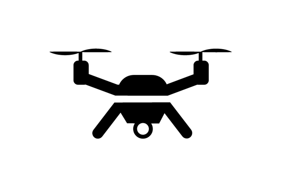 Upperview icons 3 drone