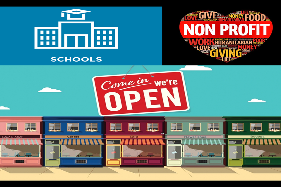 Give n get schools non profits businesses logo