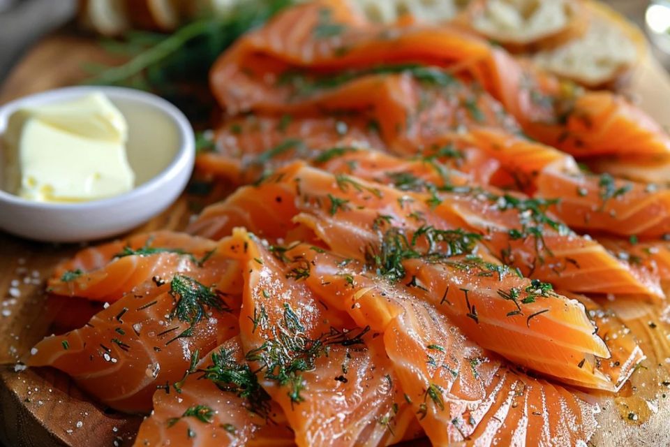 Stockcake smoked salmon platter 1746391787