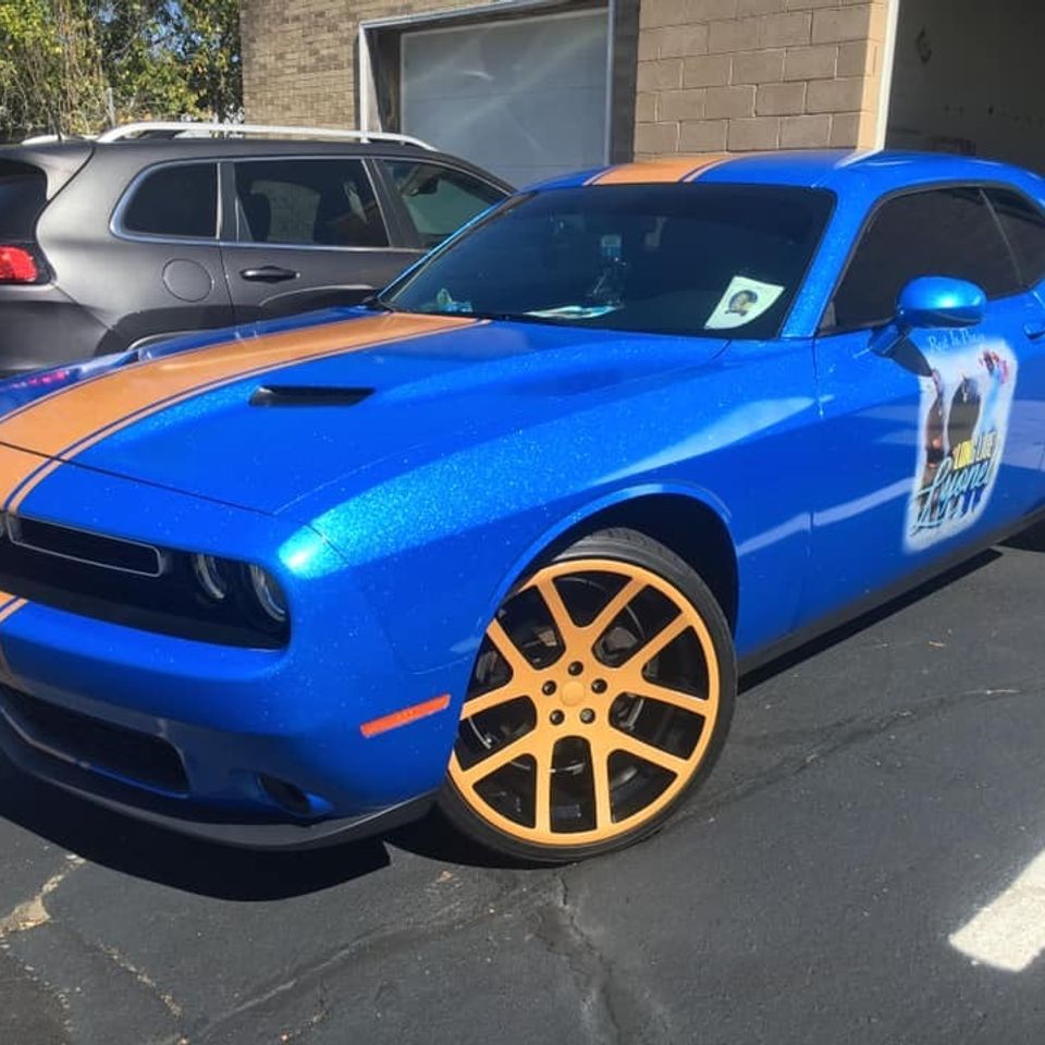 Custom car wrap graphics