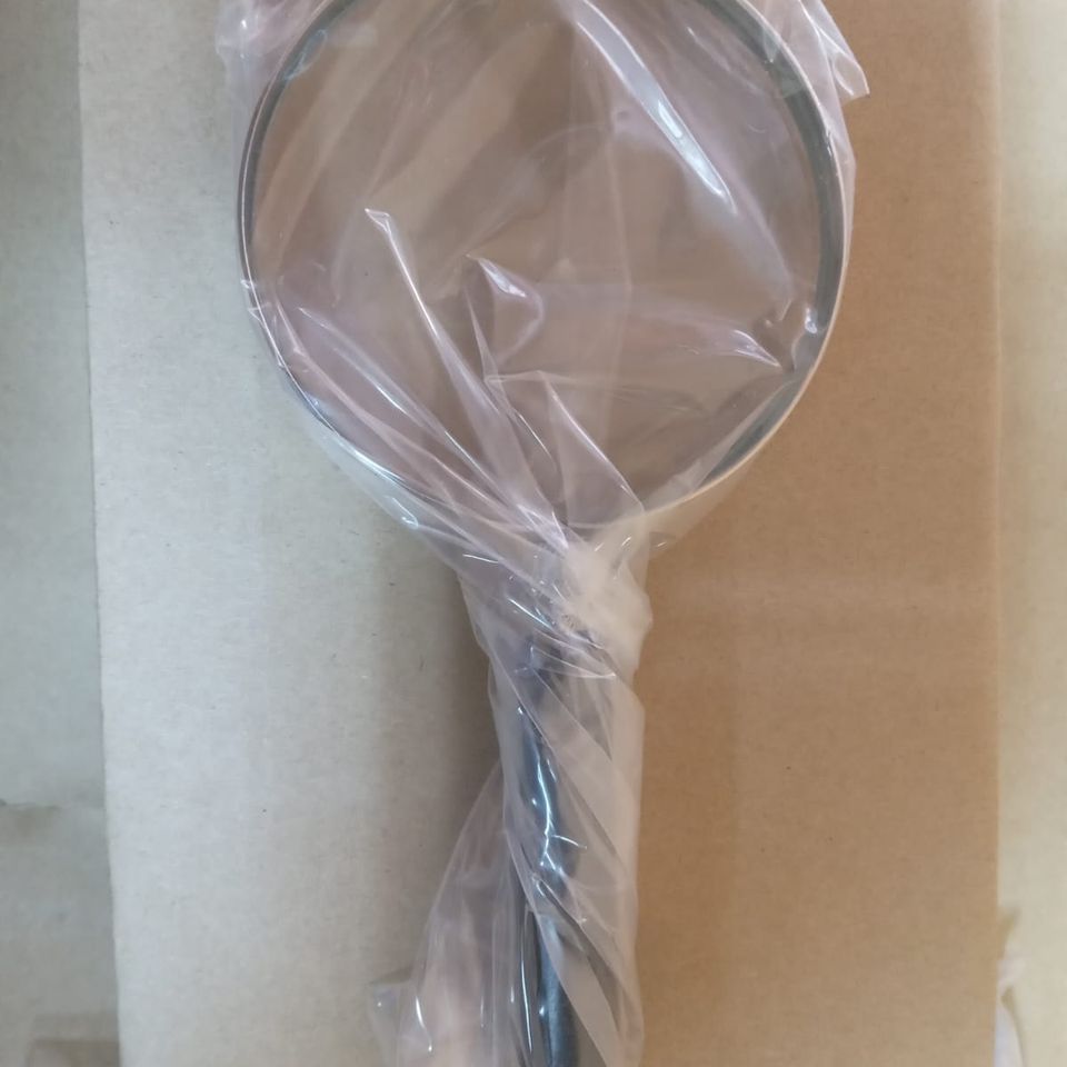 Magnifying glass 75mm diam metal frame