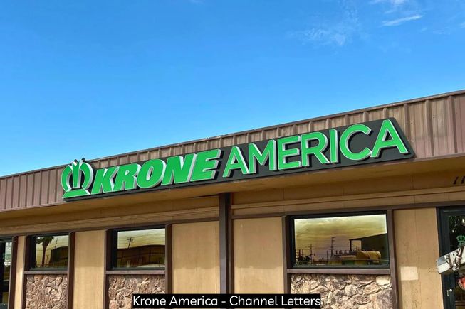 Krone America - Channel Letters
