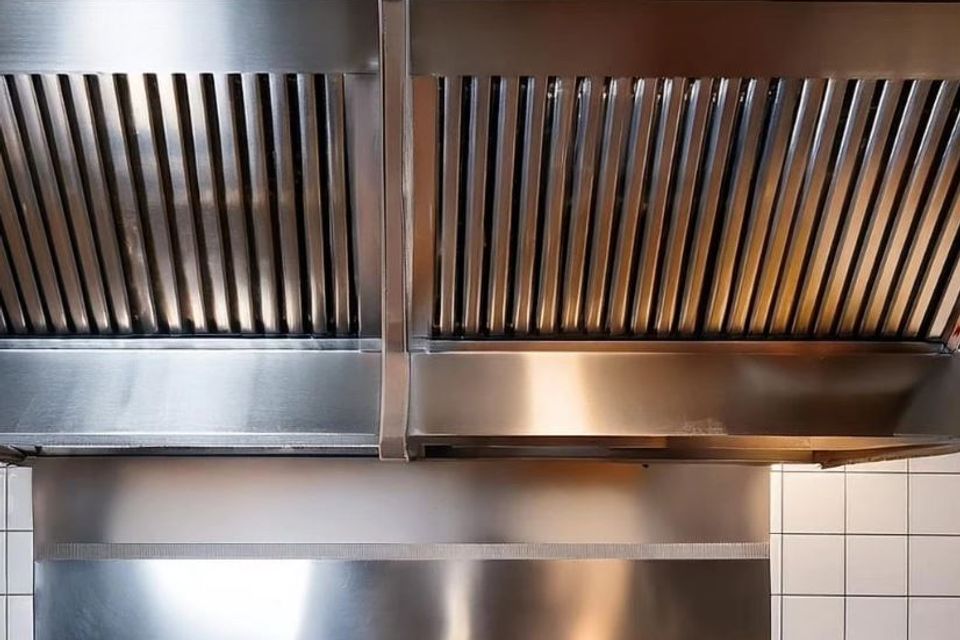 A clean kitchen grill, done by Zavala Power Washing of Panama City Beach, FL