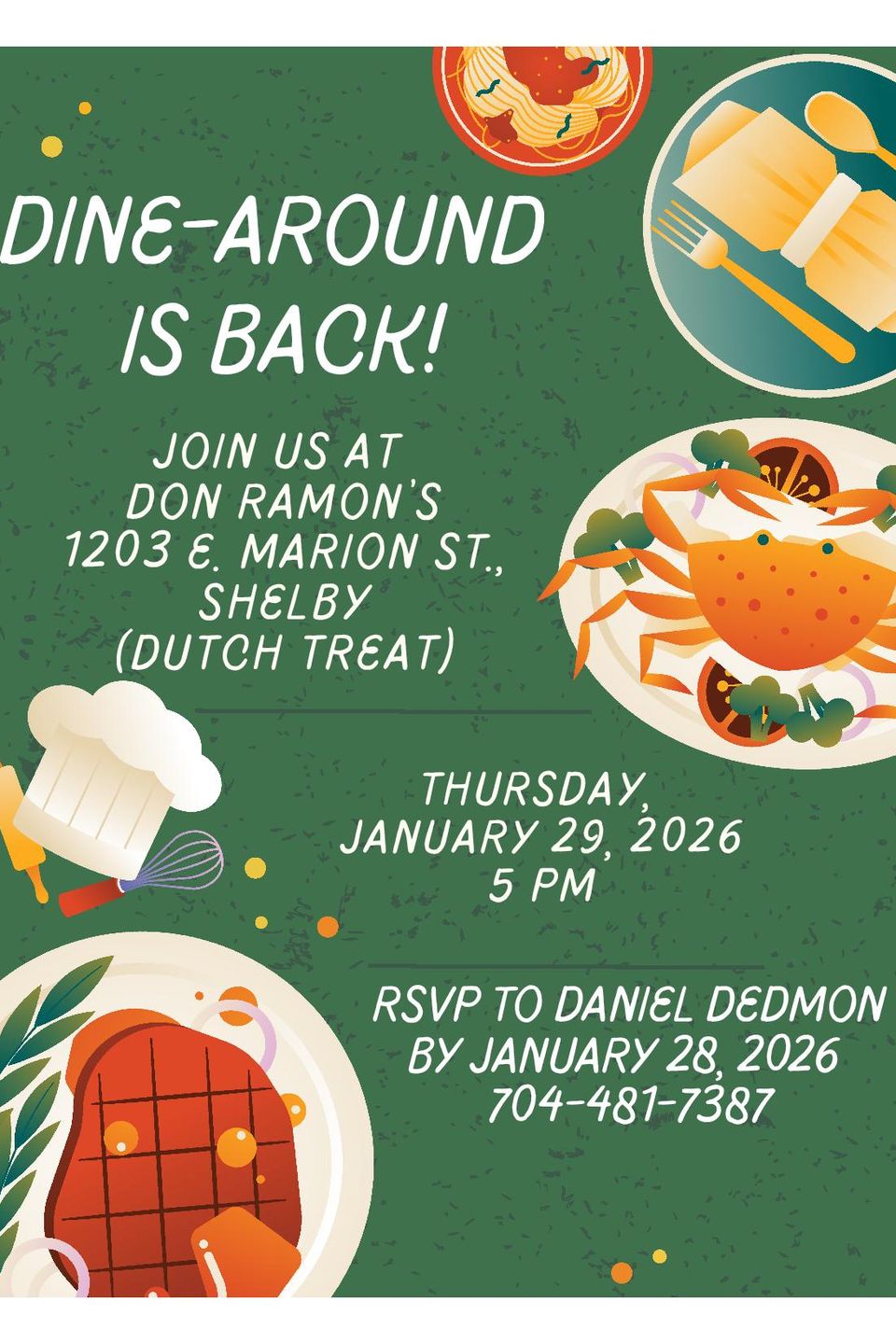 Poster january 2026 dine around