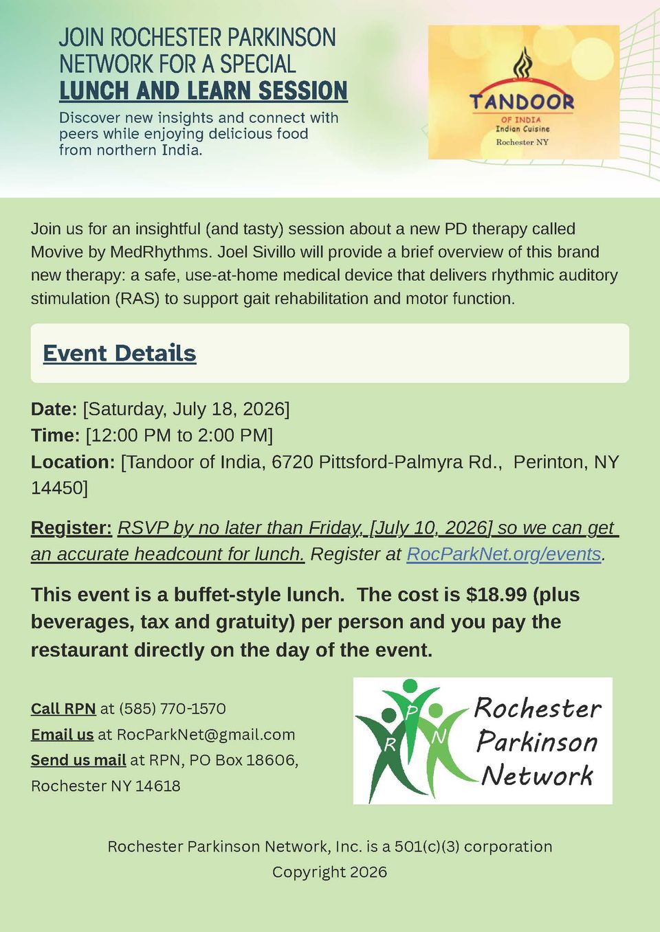 Lunch and learn movive 07182026