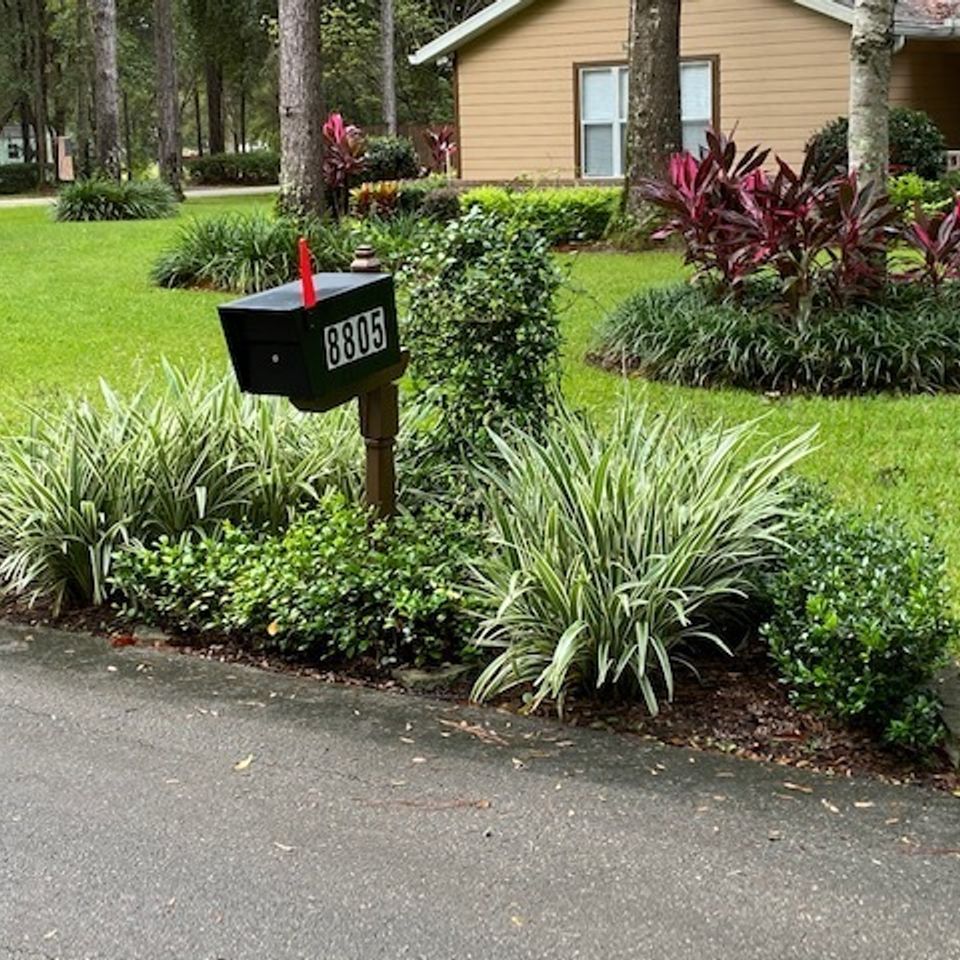 Mailbox landscaping