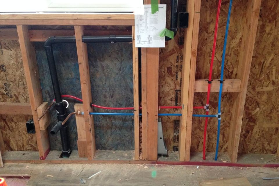 Uponor pex pipe for new construction home done in Redondo Beach