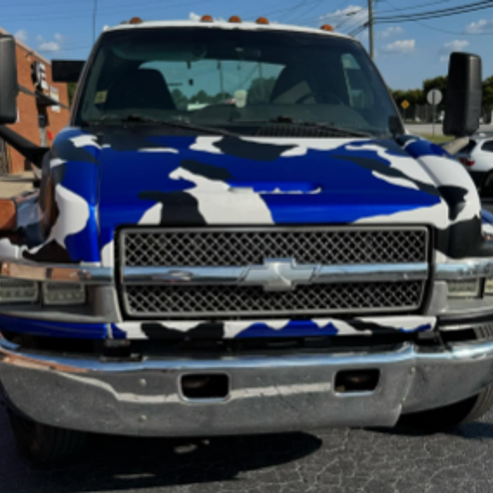 Wrap legendz work truck front