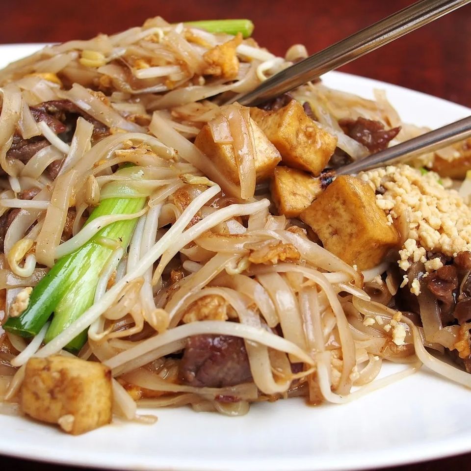 Pad Thai at Thai American Bistro in Sugar Land, Tx