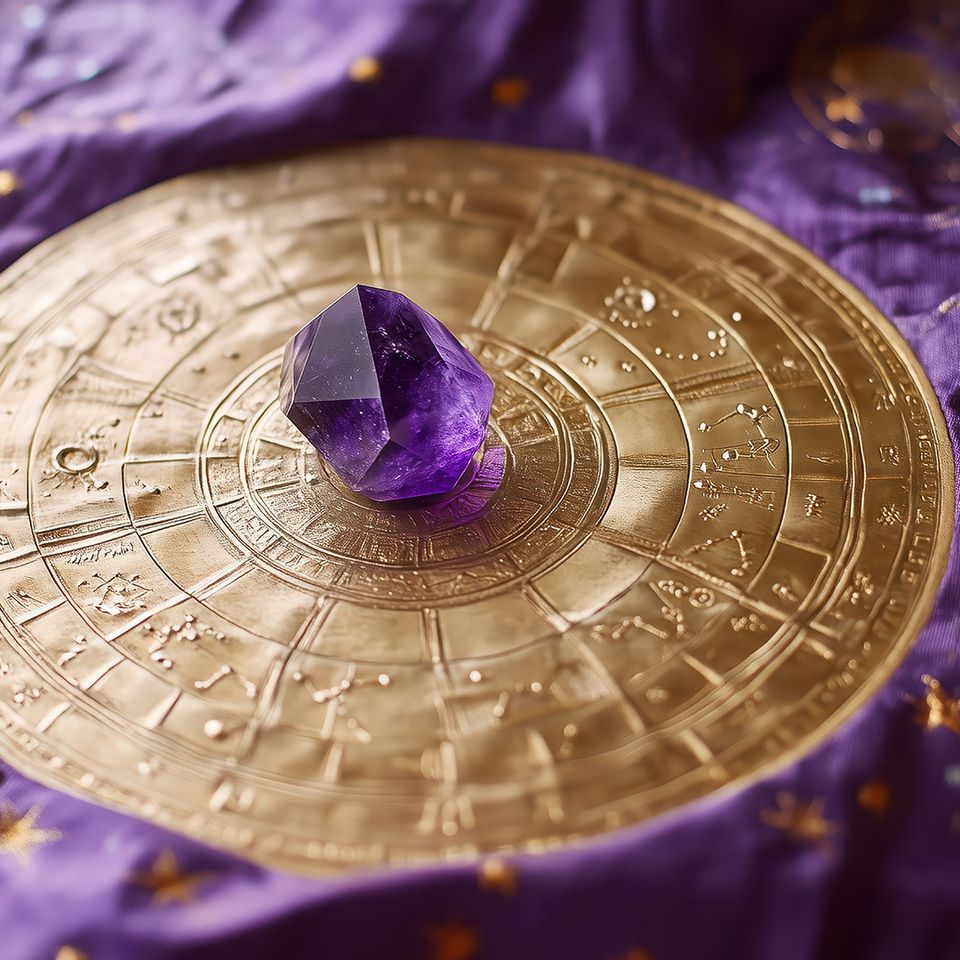 Astrology and crystal
