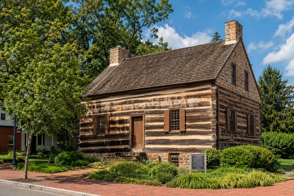 High-end interior painting services for historic properties near the Downingtown Log House