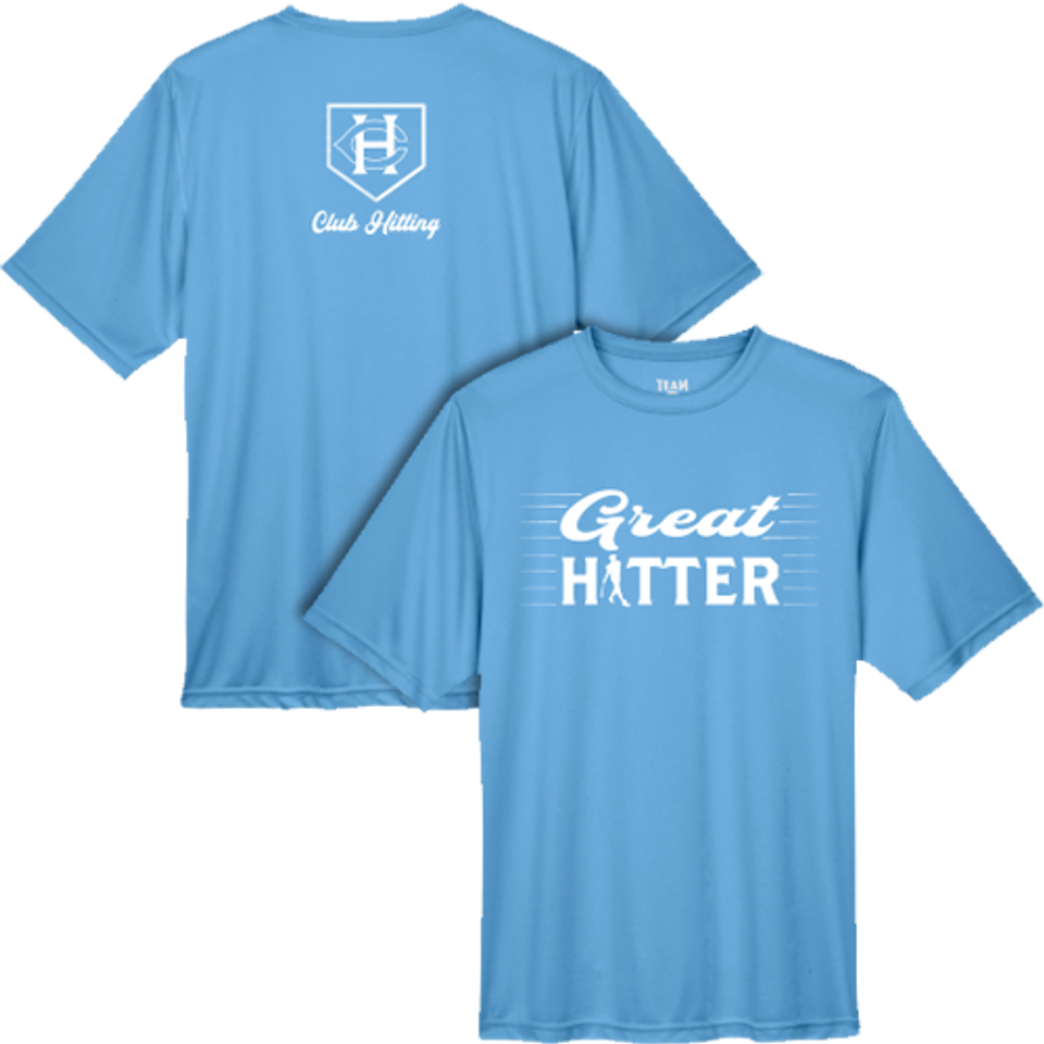 Club hitting tt11 lt blue tee wht prnt