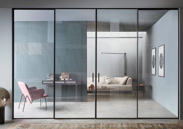 Interior glass doors