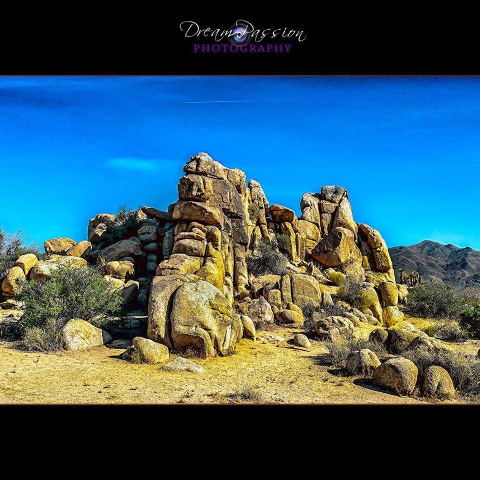 Joshua tree double rocks 02 canvas 1