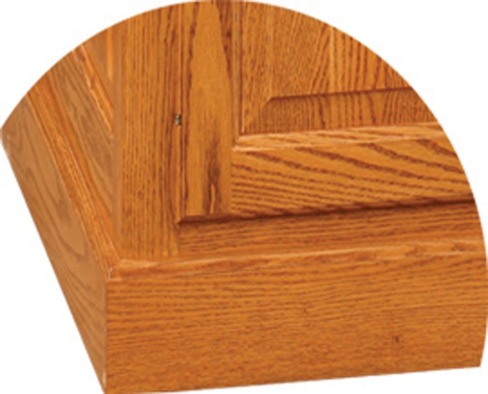 Nc raised panel hidden castor option