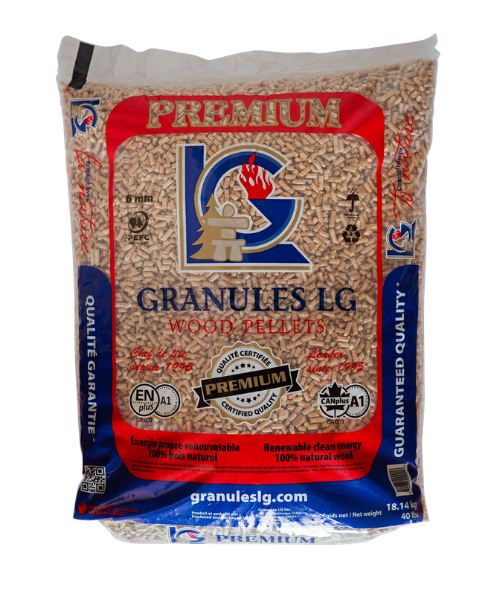 granules LG wood pellets