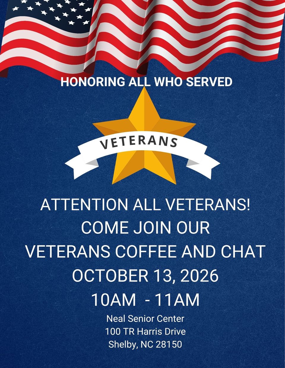 Veterans coffee & chatt  oct 2026