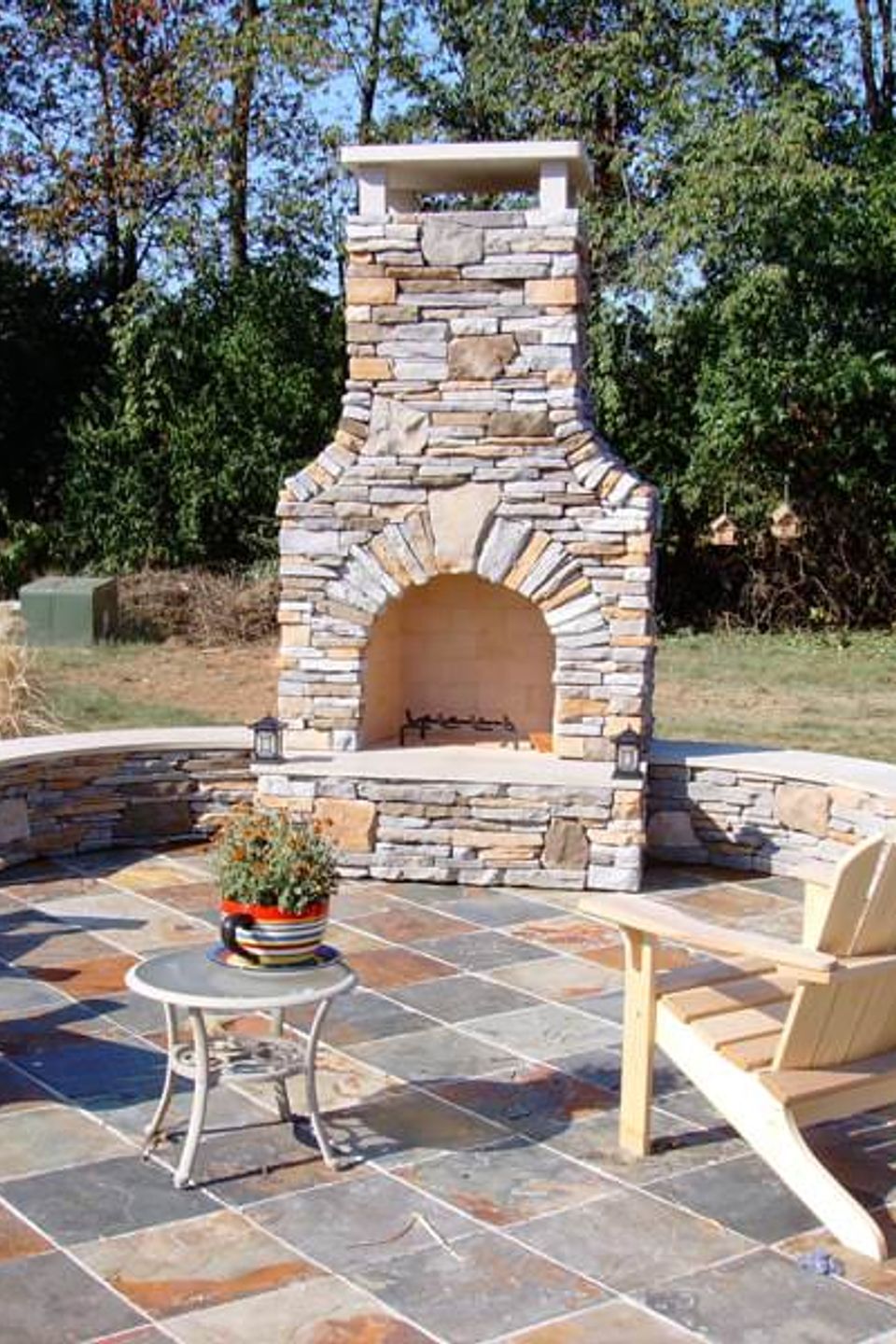 Outdoor rooms williams fireplace project 11775