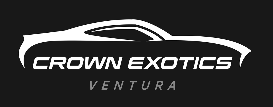 Crown exotics ventura logo black