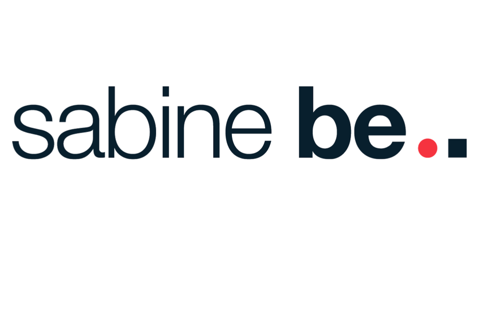 Sabine logo white