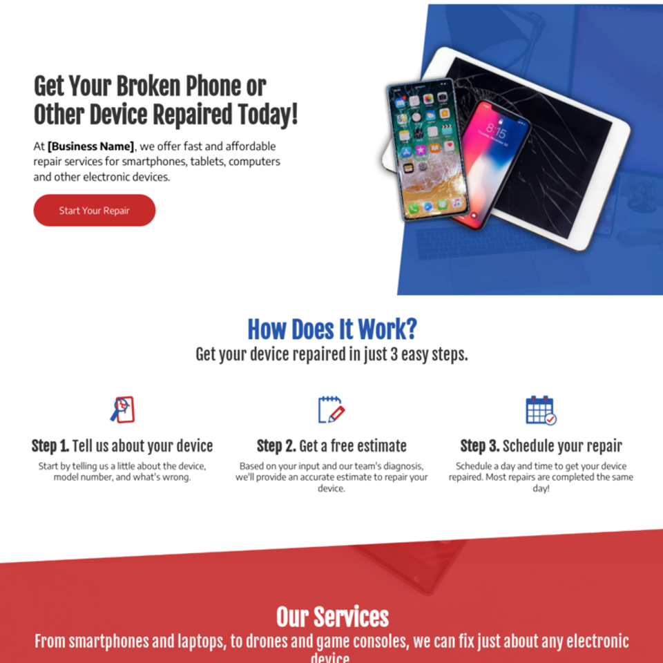 Mobile phone repair
