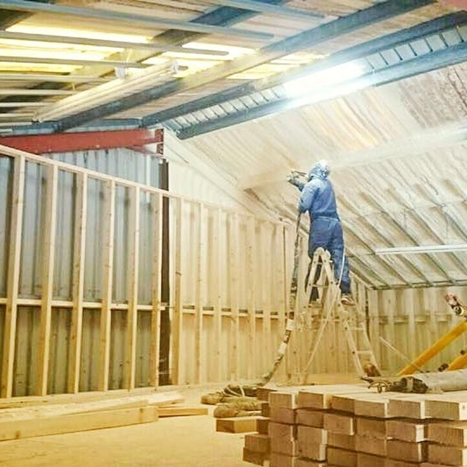 Commercial sprayfoam insulation