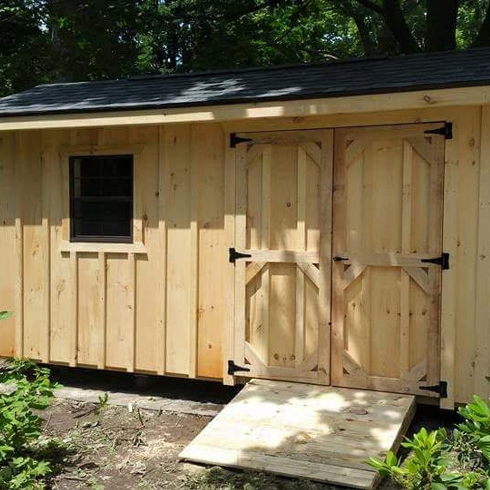 Board and bat style shed 2
