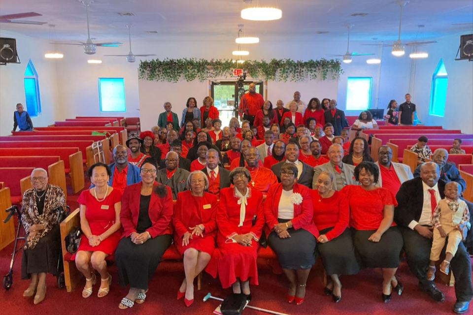 Pvbc national wear red day heart photo
