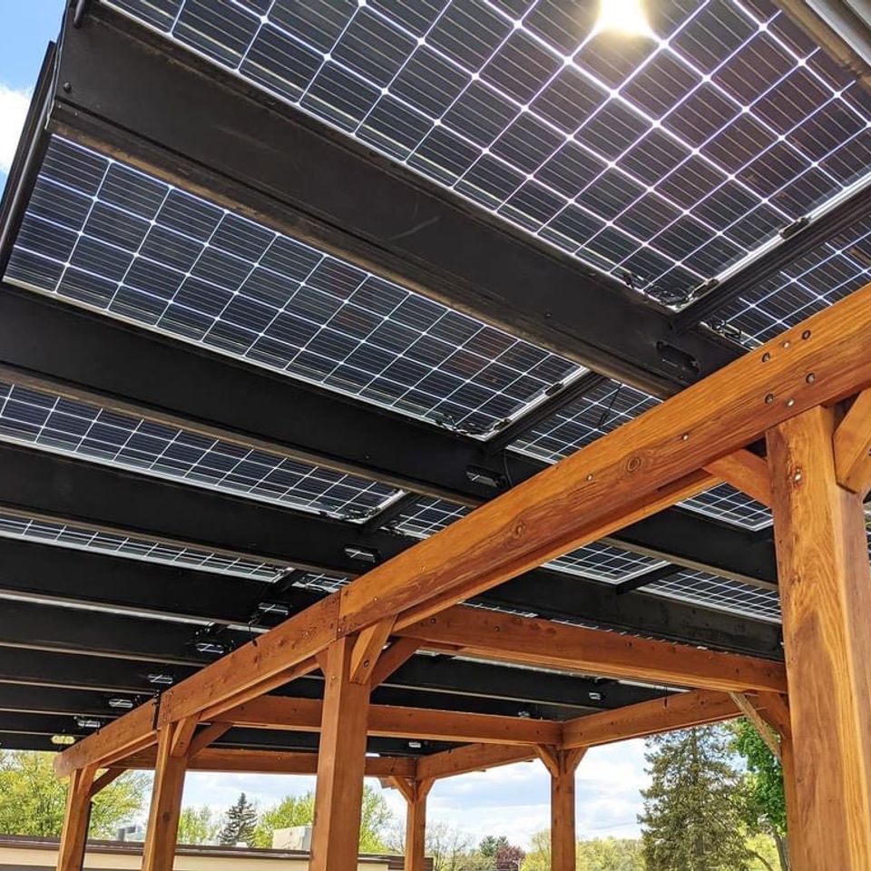 Solar pergola 4