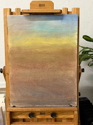 Eric Volkin: Desert. Pastel