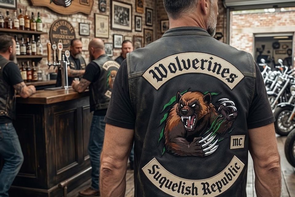 Wolverines motorcycle club patch