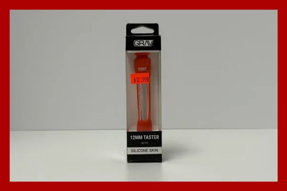 Grav 12mm Taster Orange Hand Pipe