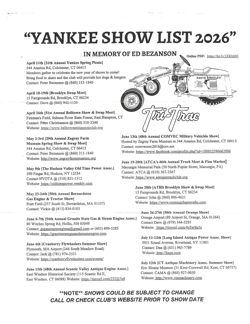 Truck tractor shows 2026 1 original
