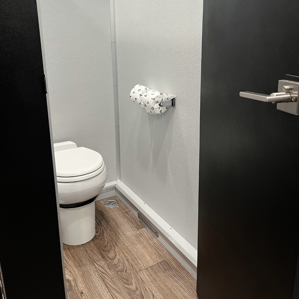 Restroom Trailer Interior