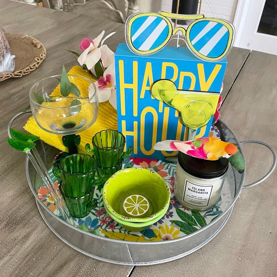 Margaritaville basket
