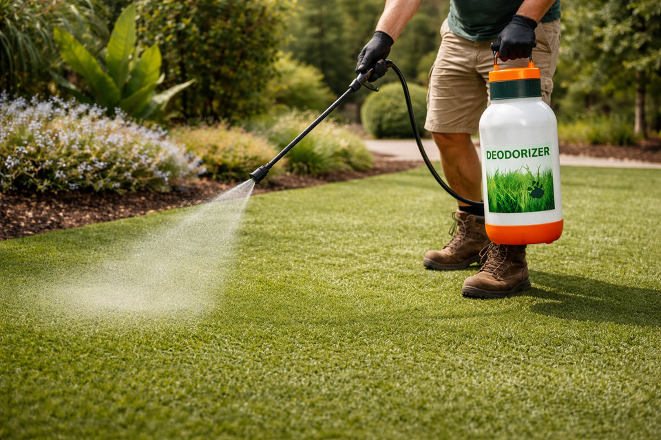 artificial grass cleaning freshup