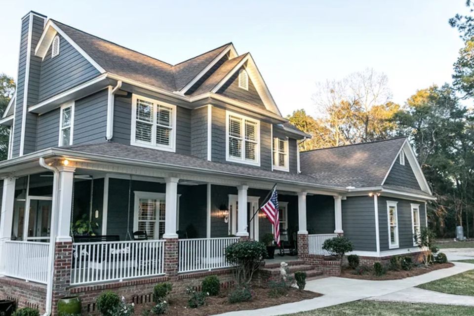 New energy-efficient double-hung windows with colonial grids installed in Westfield, NJ