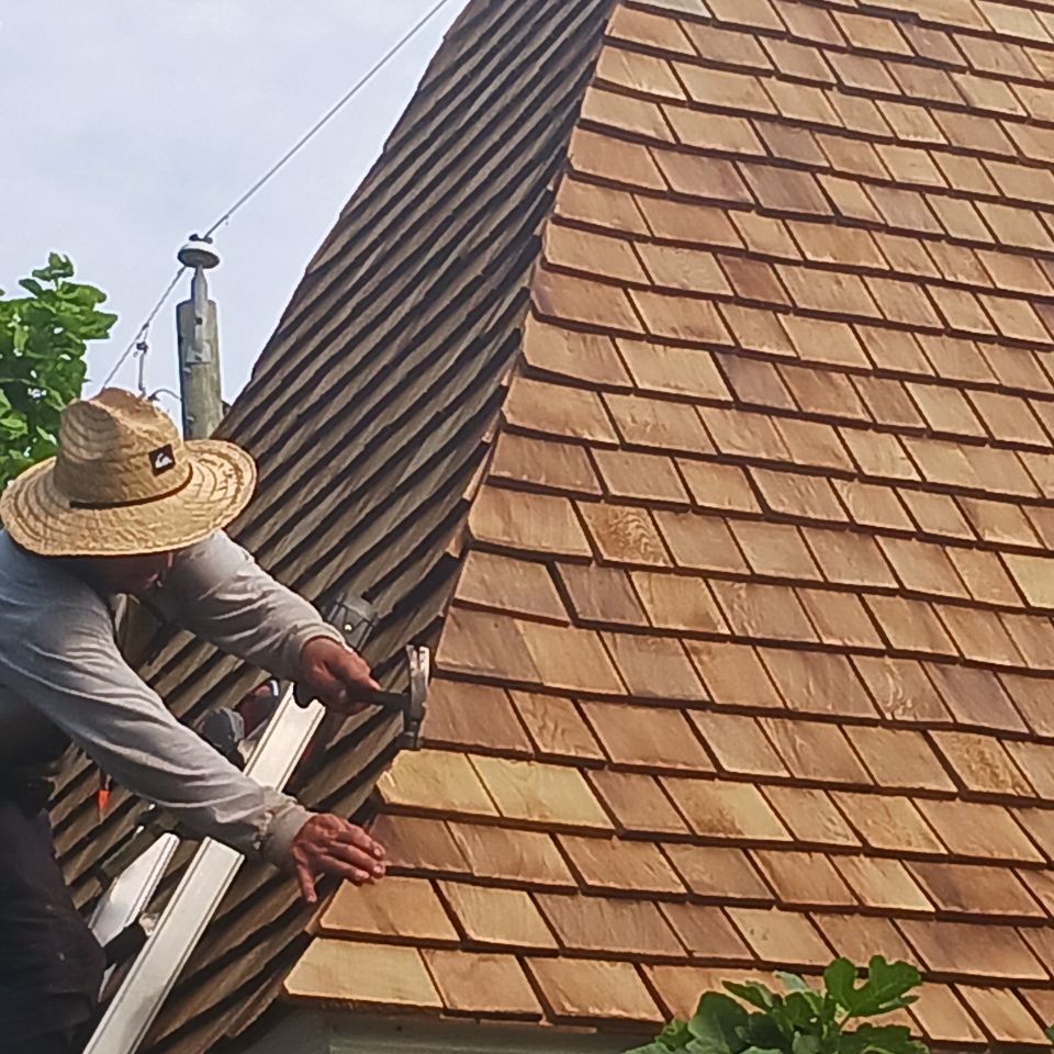 Cedar shake repair