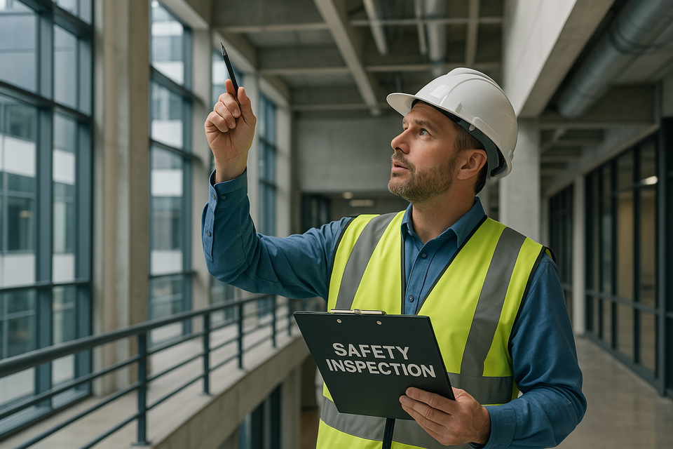 Commercial building safety inspection