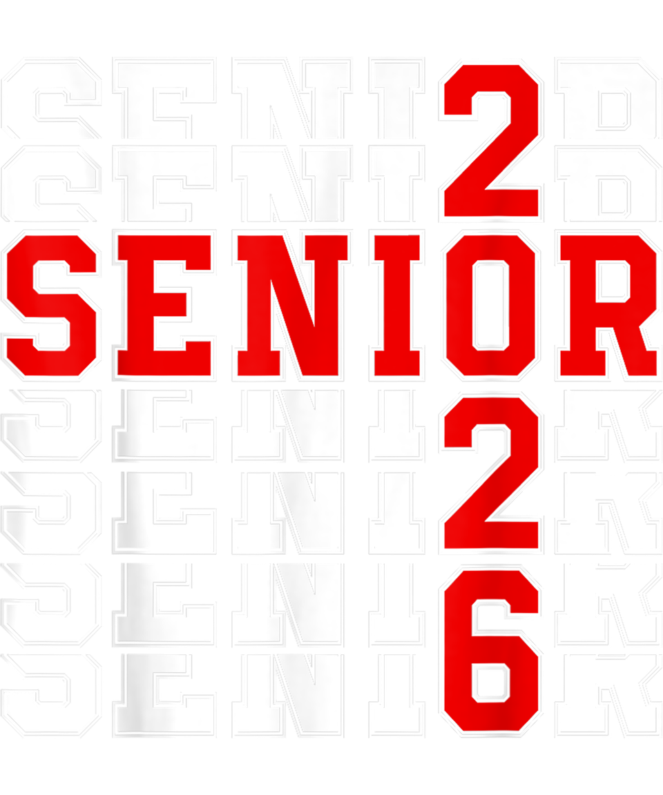 School   senior 2026 red