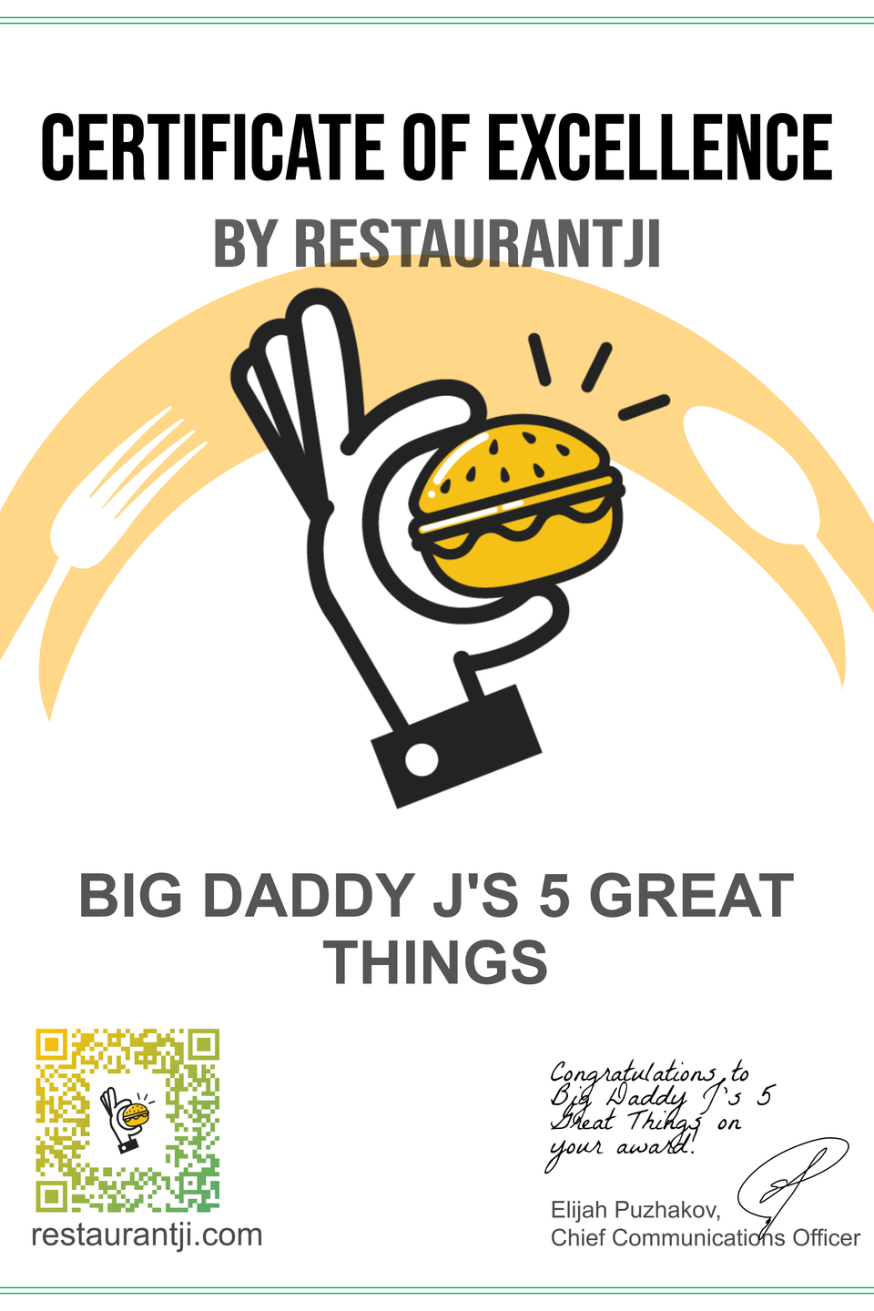 Big daddy j's 5 great things