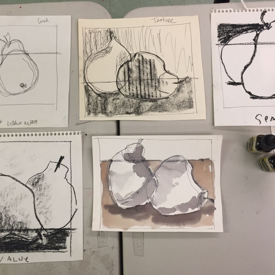 Bayonne artist in home drawing lessons for children