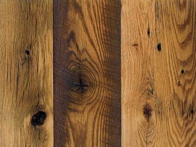Reclaimed oak   distressed