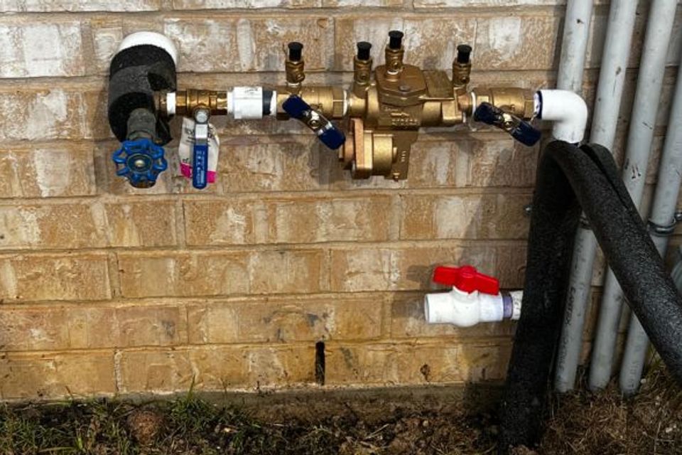 Pool fill backflow installs