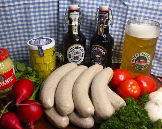 Cooked bratwurst