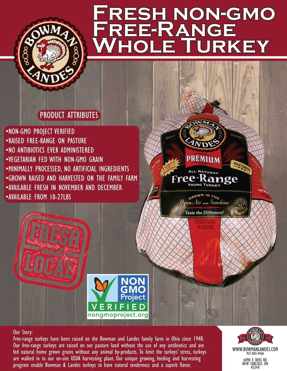 Whole turkey non gmo 1