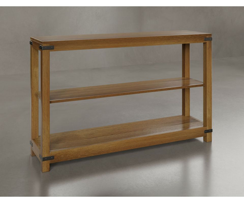 Nc brush creek 1004 sofa table qswo ocs antique driftwood capp