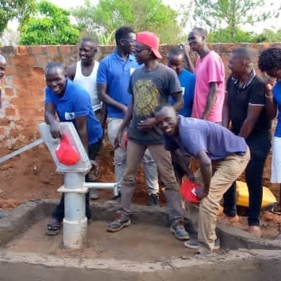First completed borehole in gulu