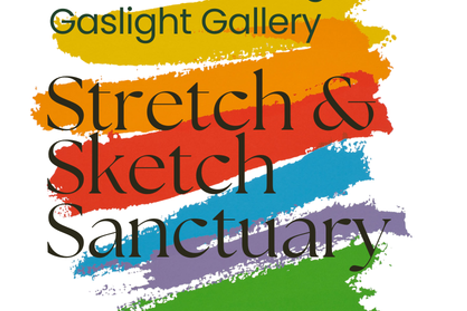 Beige and green modern wellness retreat flyer